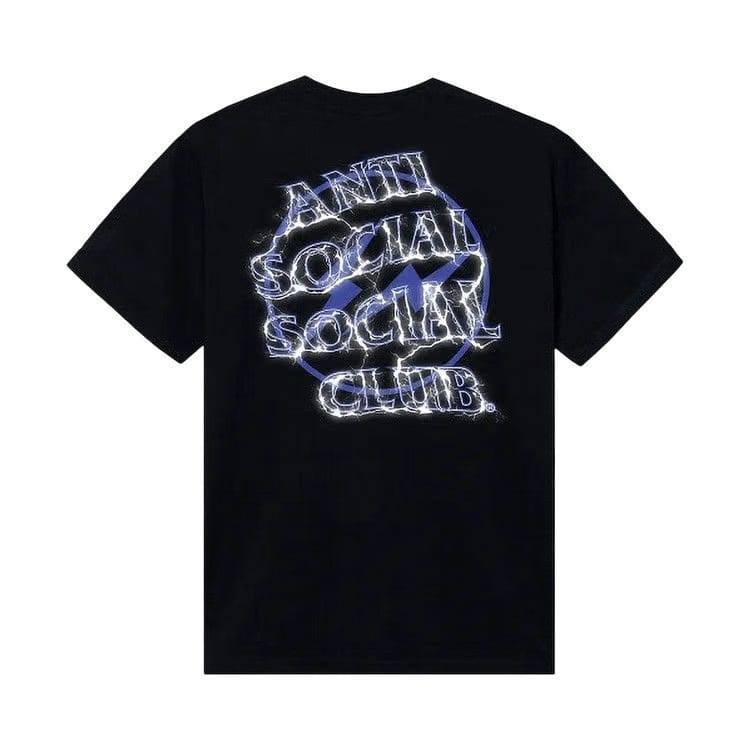 Anti Social Social Club x Fragment Bolt T-Shirt Black/Navy