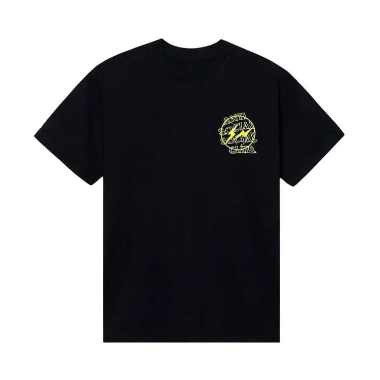Anti Social Social Club x Fragment Bolt T-Shirt Black/Yellow