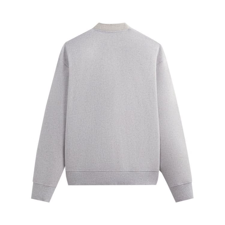 Kith Strauss Cross Front Cardigan Light Heather Grey