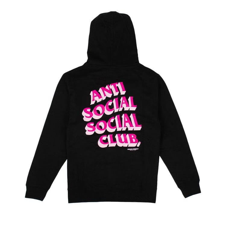 Anti Social Social Club x PERIOD CORRECT Hoodie Black