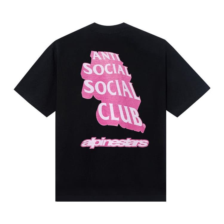 Anti Social Social Club x Alpine Stars Moto T-Shirt Black