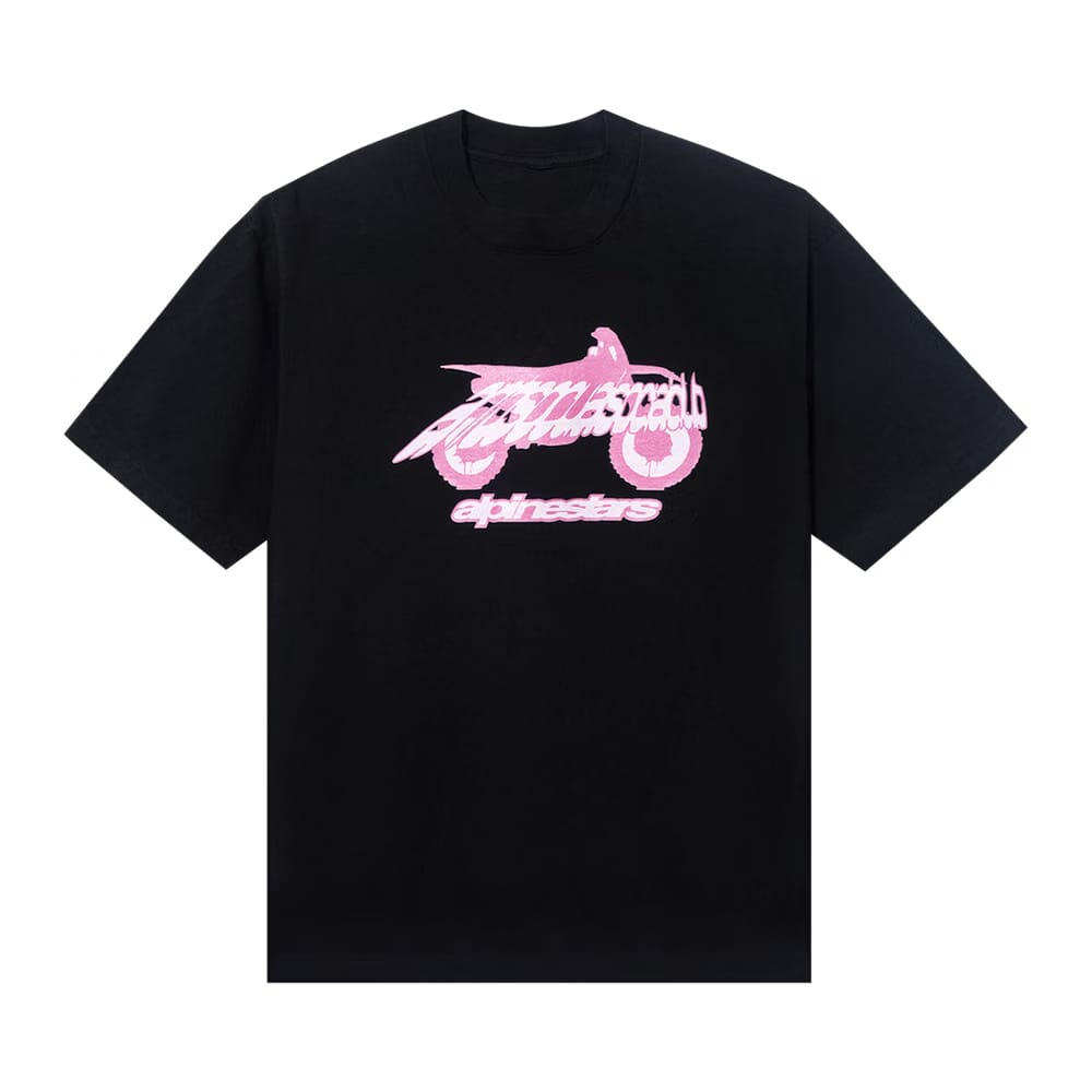 Anti Social Social Club x Alpine Stars Moto T-Shirt Black