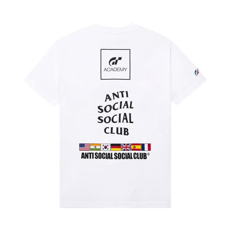 Anti Social Social Club x Gran Turismo Flag T-Shirt White