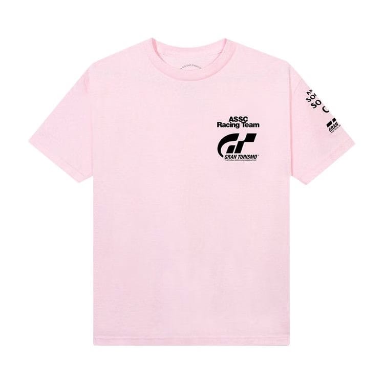 Anti Social Social Club x Gran Turismo Logo T-Shirt Pink