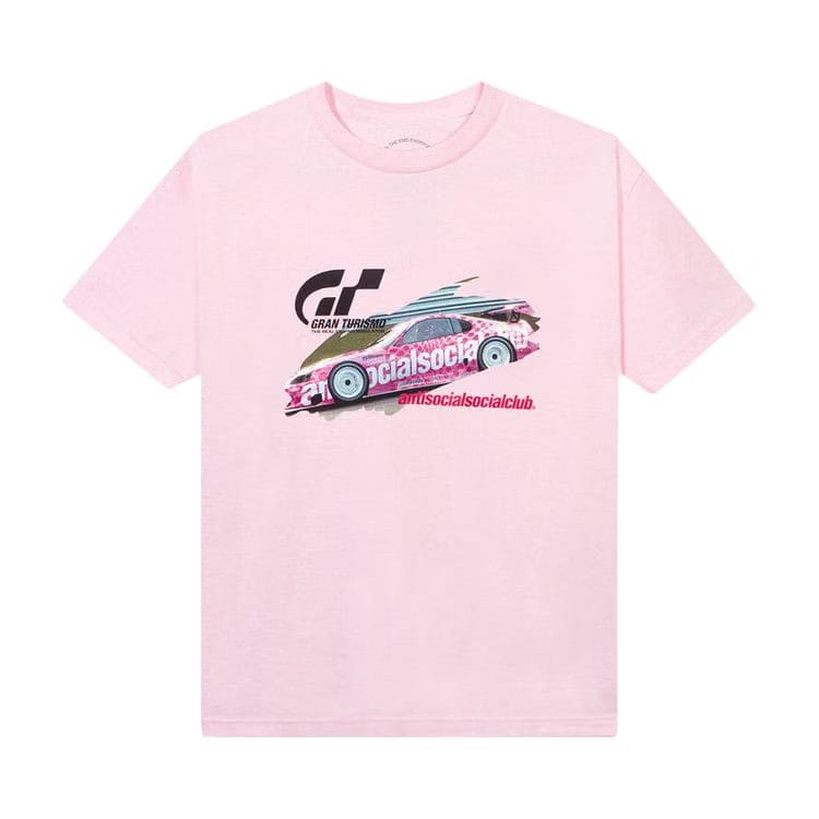 Anti Social Social Club x Gran Turismo GT500 T-Shirt Pink
