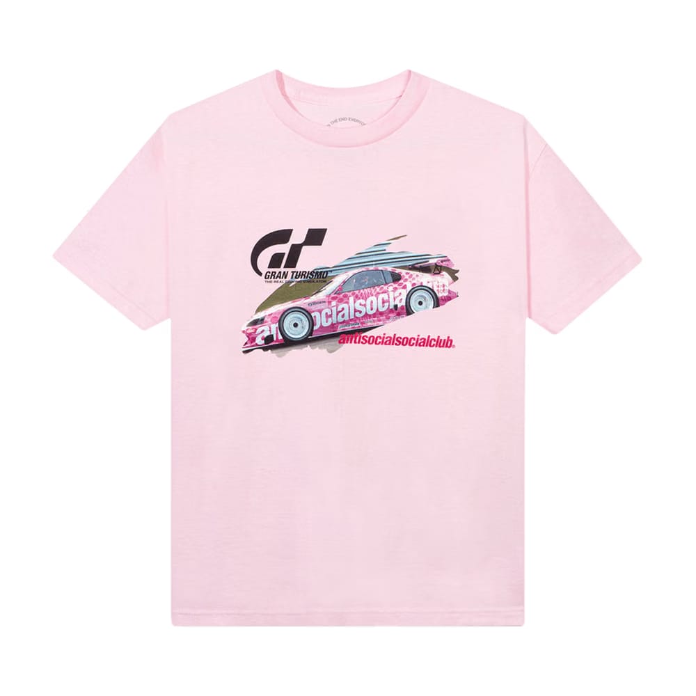 Anti Social Social Club x Gran Turismo GT500 T-Shirt Pink