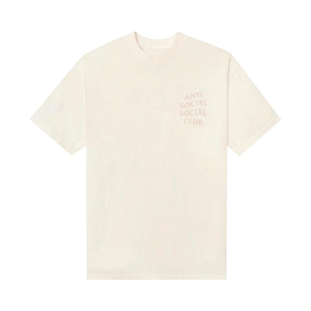 Anti Social Social Club Same But Different Tonal T-Shirt Beige