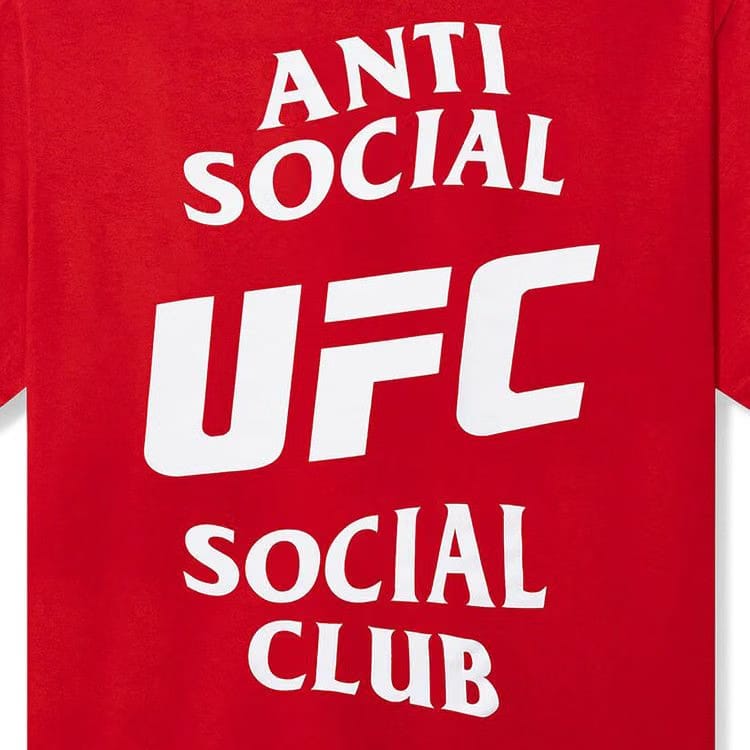 Anti Social Social Club x UFC Self-Titled T-Shirt Red