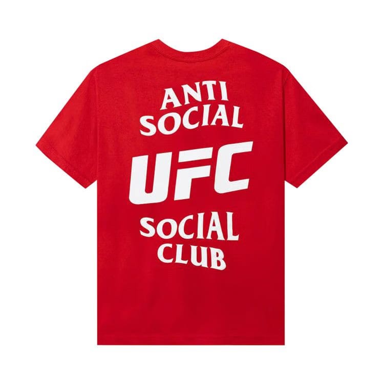 Anti Social Social Club x UFC Self-Titled T-Shirt Red