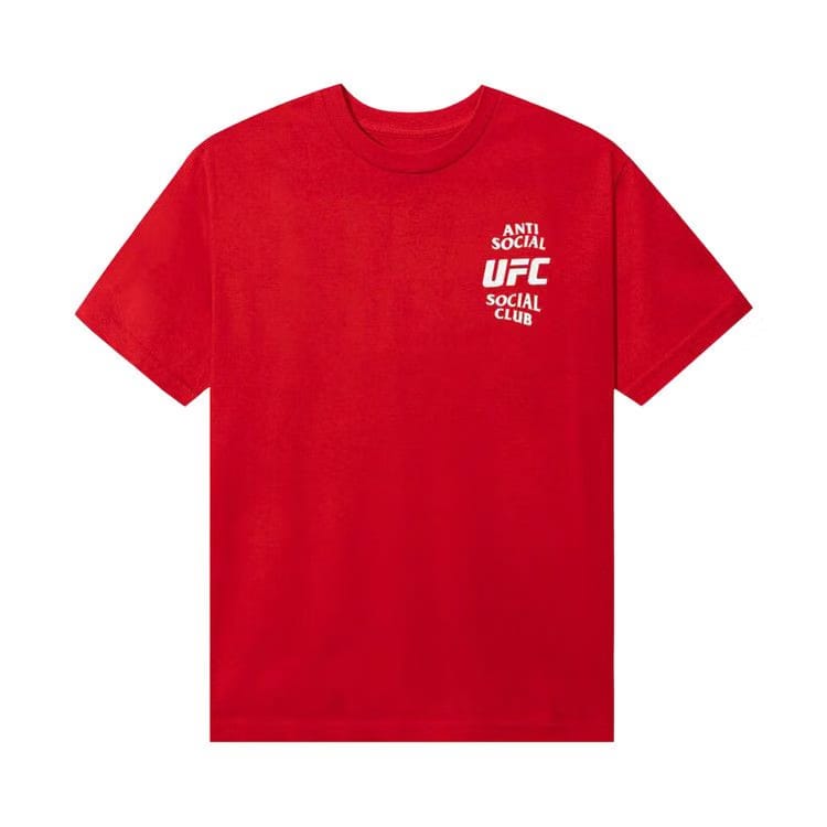 Anti Social Social Club x UFC Self-Titled T-Shirt Red