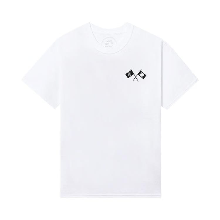 Anti Social Social Club x Undefeated Chess Club T-Shirt White