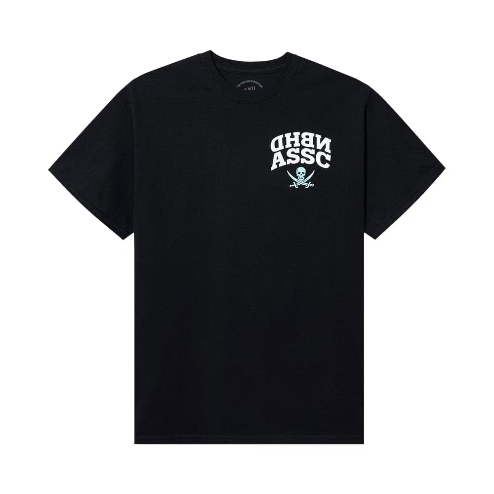 Anti Social Social Club x Neighborhood Reverse Blue Logo T-Shirt Black