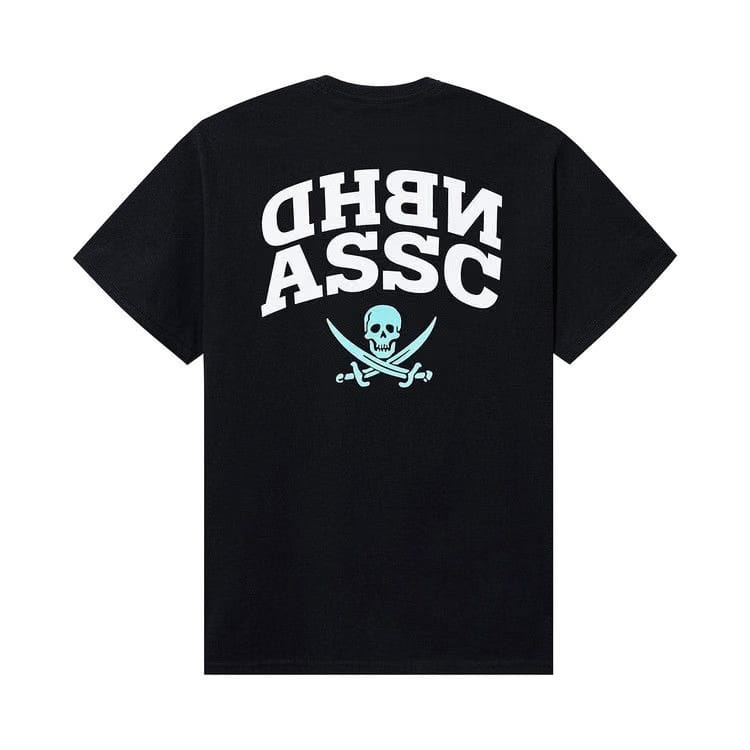 Anti Social Social Club x Neighborhood Reverse Blue Logo T-Shirt Black