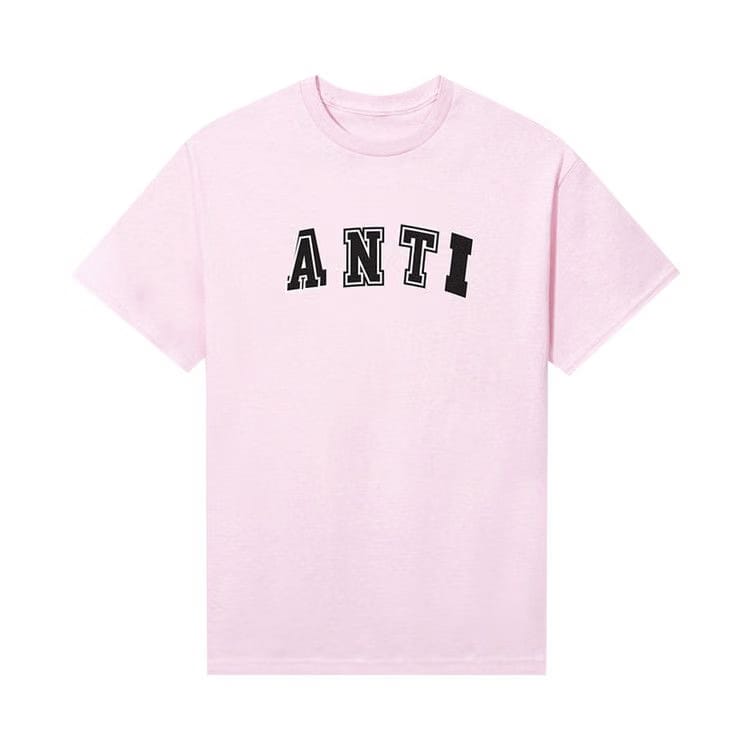 Anti Social Social Club x 2 Tone Anti College T-Shirt Light Pink