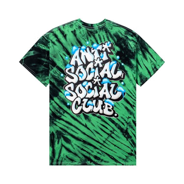 Anti Social Social Club x Polo Cutty Snow On The 405 T-Shirt Black/Green