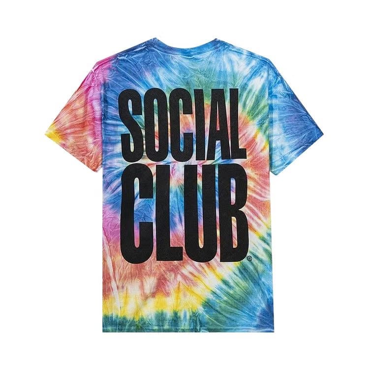 Anti Social Social Club Heatwave T-Shirt Rainbow Tie Dye