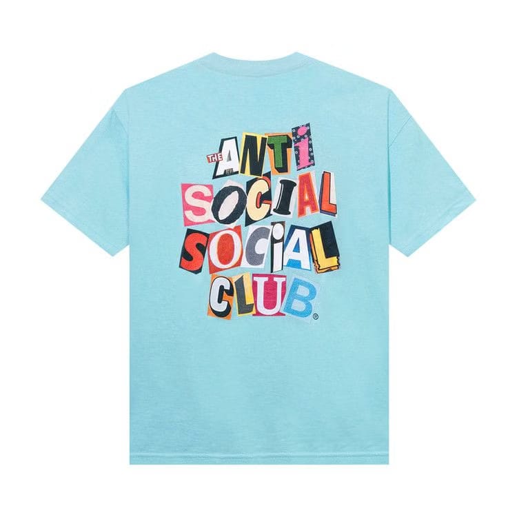 Anti Social Social Club Torn Pages Of Our Story T-Shirt Blue