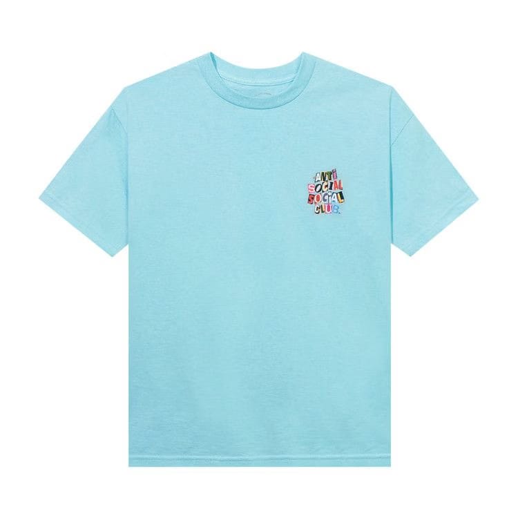 Anti Social Social Club Torn Pages Of Our Story T-Shirt Blue