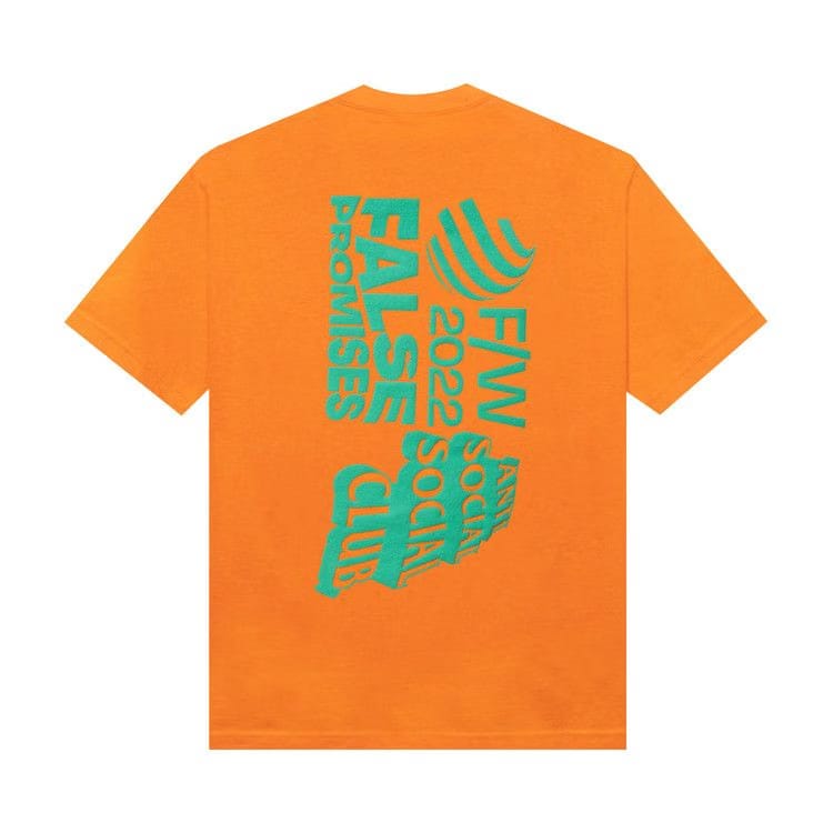 Anti Social Social Club False Promises T-Shirt Orange