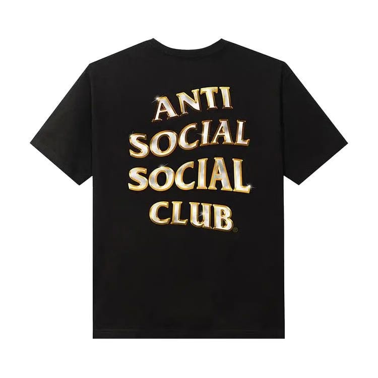 Anti Social Social Club Goldy T-Shirt Black
