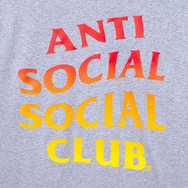 Anti Social Social Club Hot At First T-Shirt Ash Heather