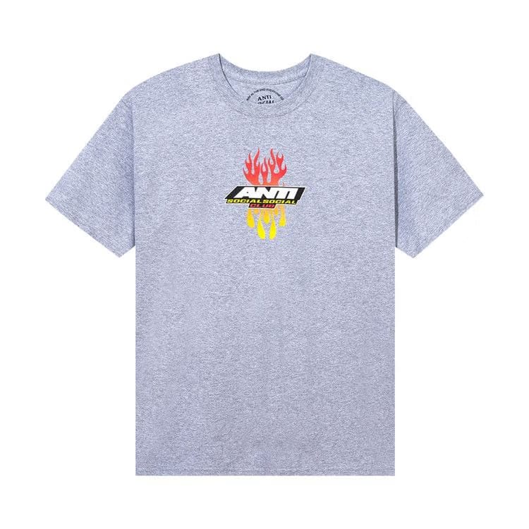 Anti Social Social Club Hot At First T-Shirt Ash Heather