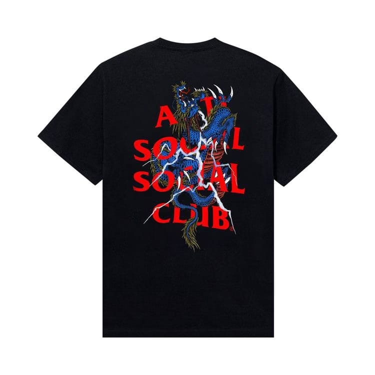 Anti Social Social Club Double Dragon T-Shirt Black