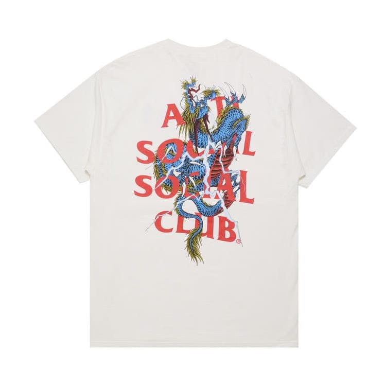 Anti Social Social Club Double Dragon T-Shirt White