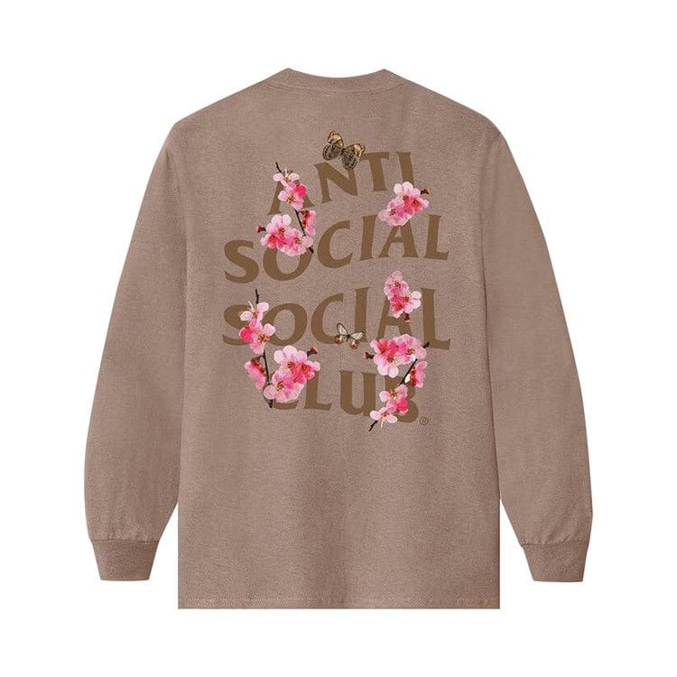 Anti Social Social Club Kkotch Long-Sleeve T-Shirt Sand