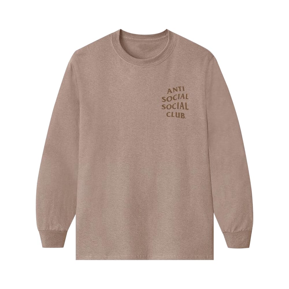 Anti Social Social Club Kkotch Long-Sleeve T-Shirt Sand