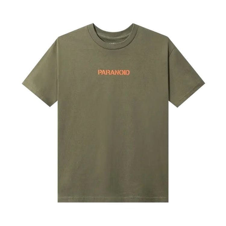 Anti Social Social Club x Undefeated Paranoid T-Shirt Olive