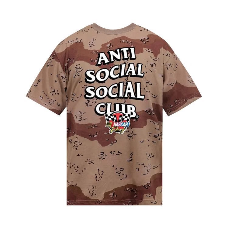 Anti Social Social Club x Nascar Motorsport T-Shirt Brown