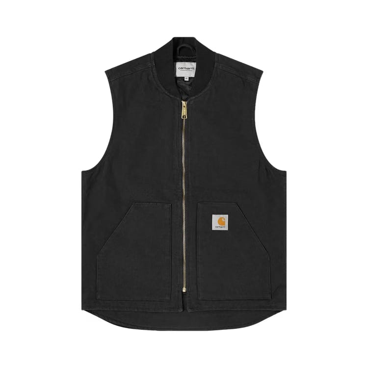 Carhartt WIP Classic Vest Black Rinsed
