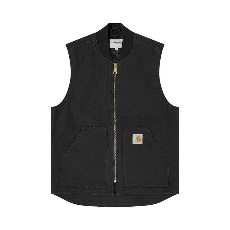 Carhartt WIP Classic Vest Black Rinsed