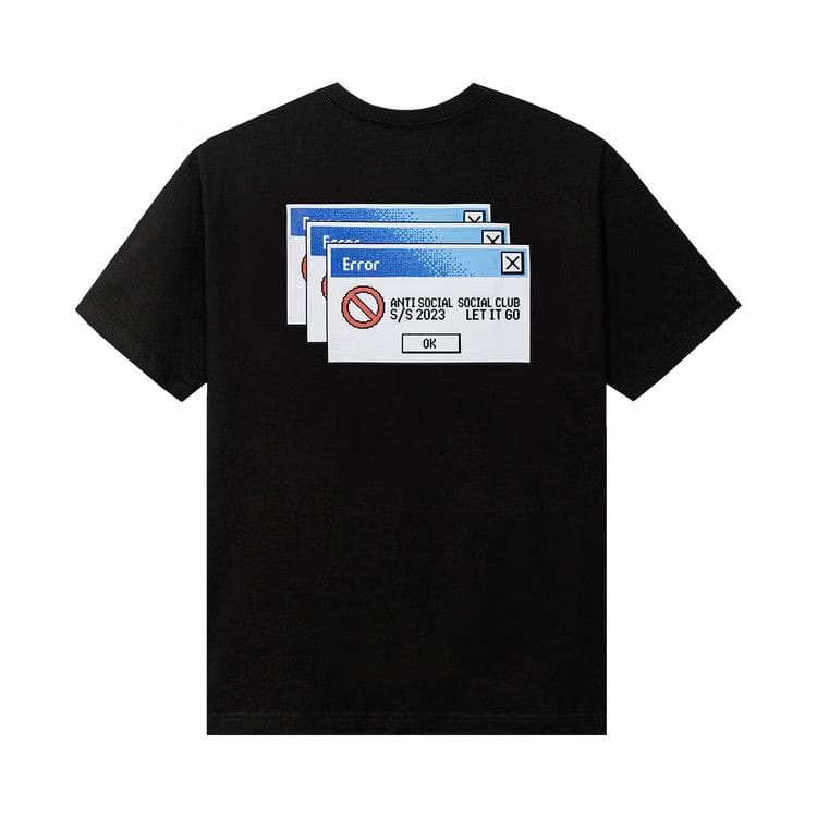 Anti Social Social Club 404/747 T-Shirt Black