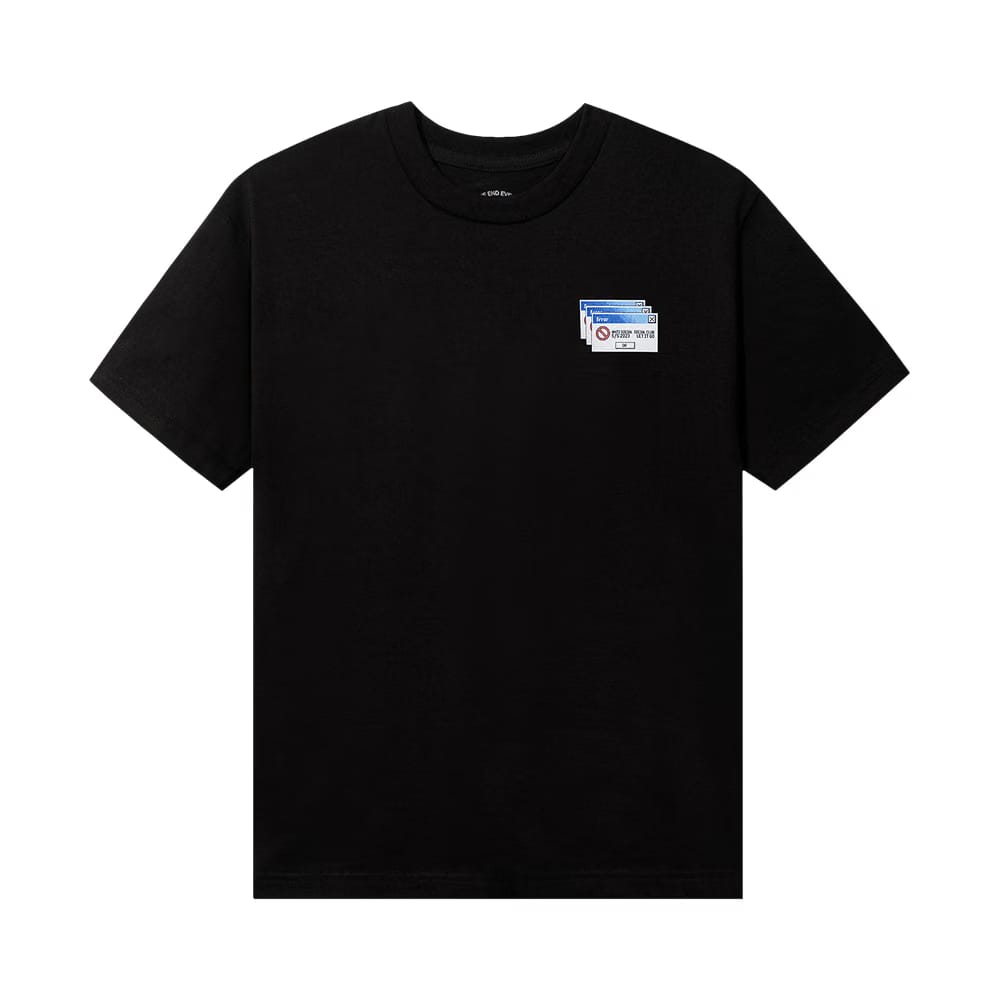 Anti Social Social Club 404/747 T-Shirt Black