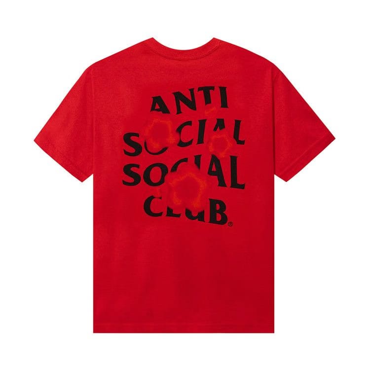 Anti Social Social Club Seeing The Feeling T-Shirt Red