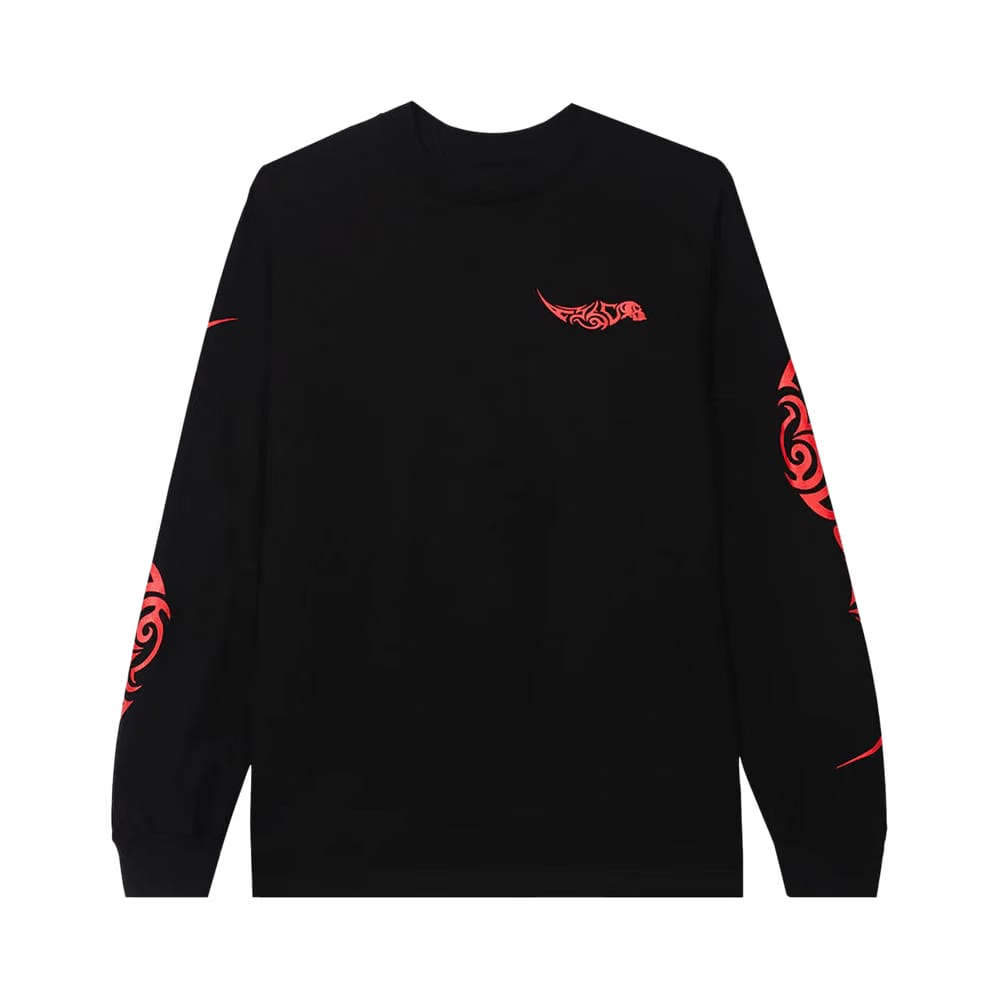 Anti Social Social Club I Get Into It Long-Sleeve T-Shirt Black