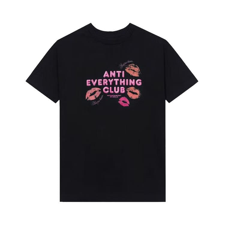 Anti Social Social Club Anti Everything Club <3 T-Shirt Black