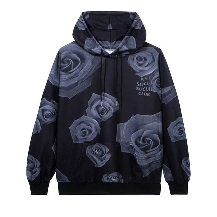Anti Social Social Club Petal To The Floor Hoodie Black