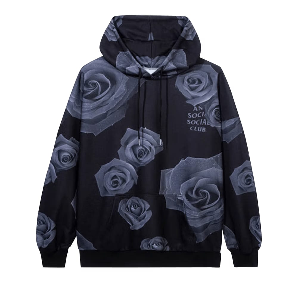 Anti Social Social Club Petal To The Floor Hoodie Black
