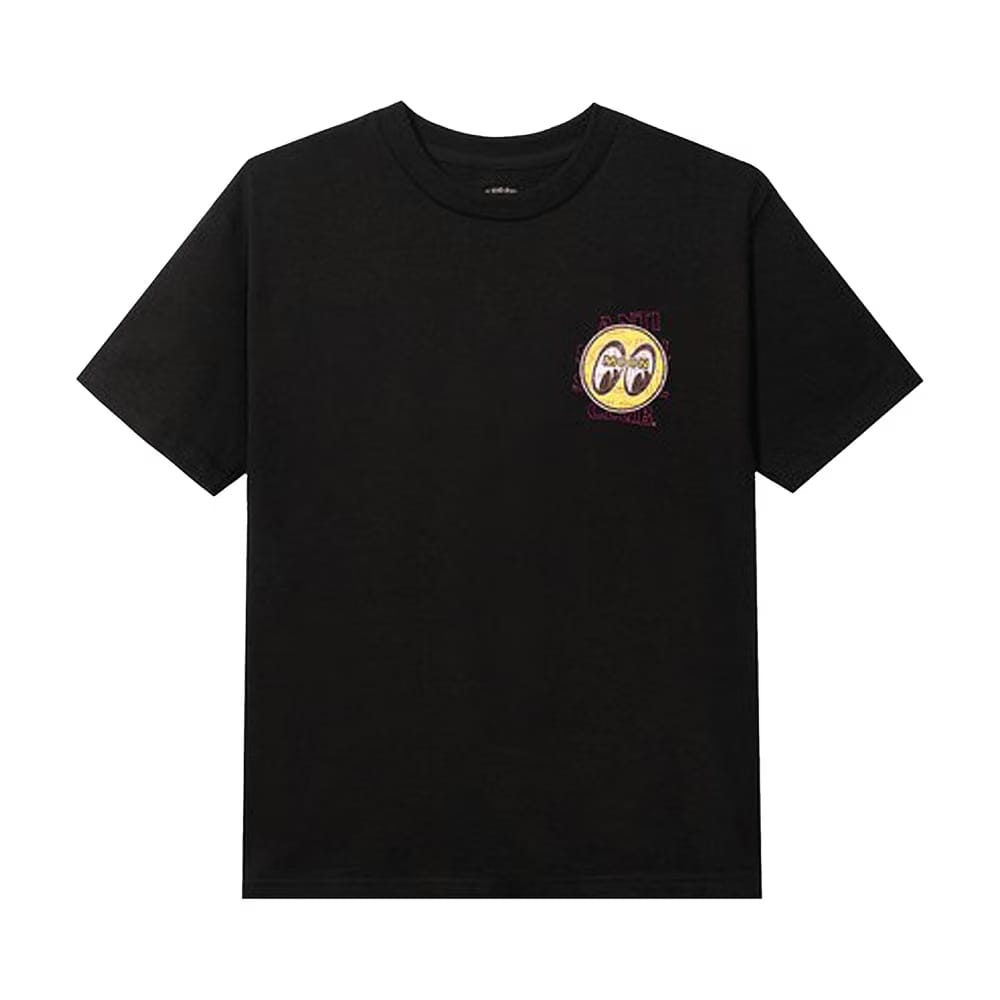 Anti Social Social Club x Mooneyes Glitter Crossfire T-Shirt Black