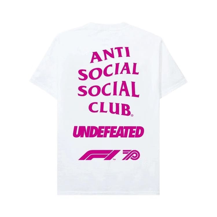 Anti Social Social Club x UNDFTD x F1 T-Shirt White