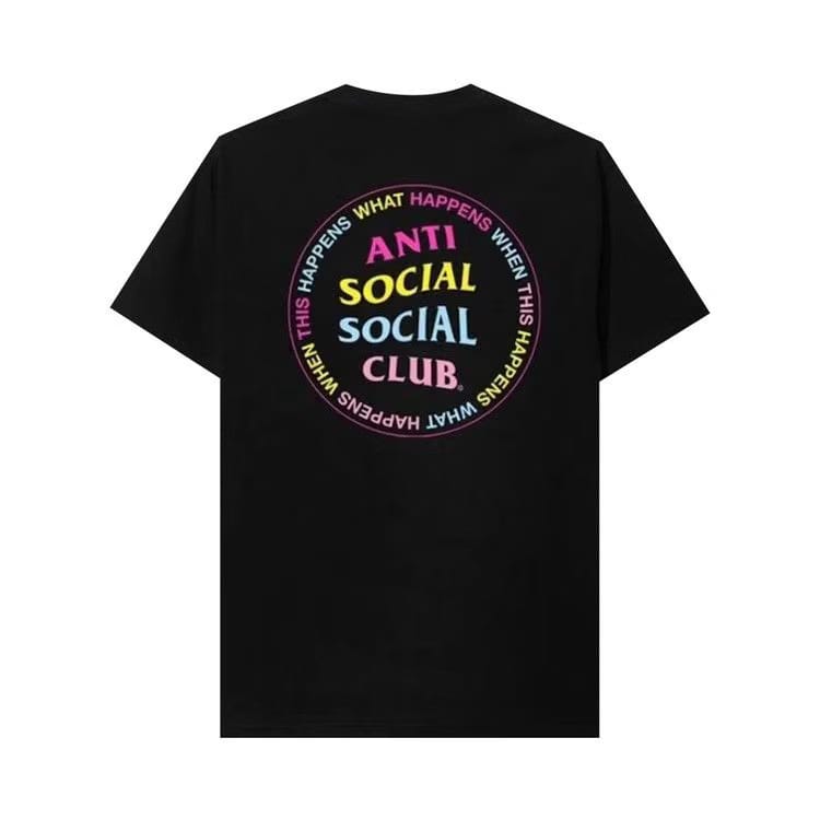 Anti Social Social Club What Happened T-Shirt Black