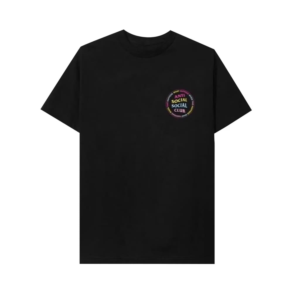Anti Social Social Club What Happened T-Shirt Black
