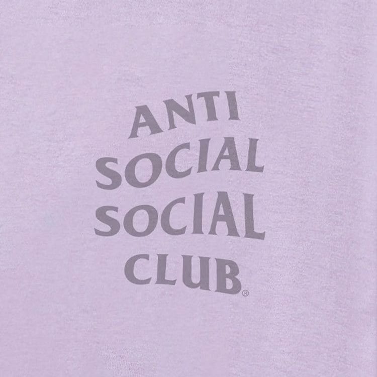 Anti Social Social Club Cancelled T-Shirt Violet