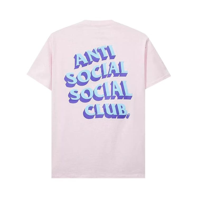 Anti Social Social Club Popcorn T-Shirt Pale Pink