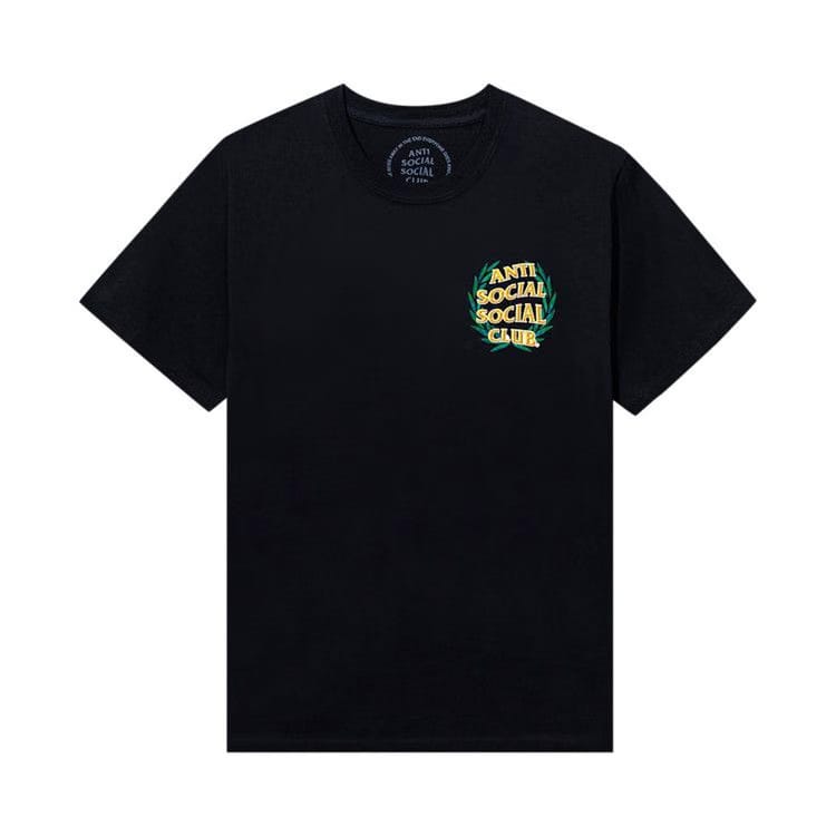 Anti Social Social Club Laurel Logo Flip T-Shirt Black