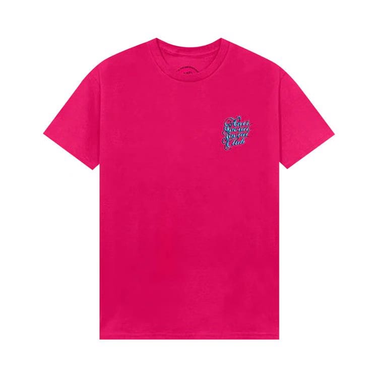Anti Social Social Club Eyelash T-Shirt Pink