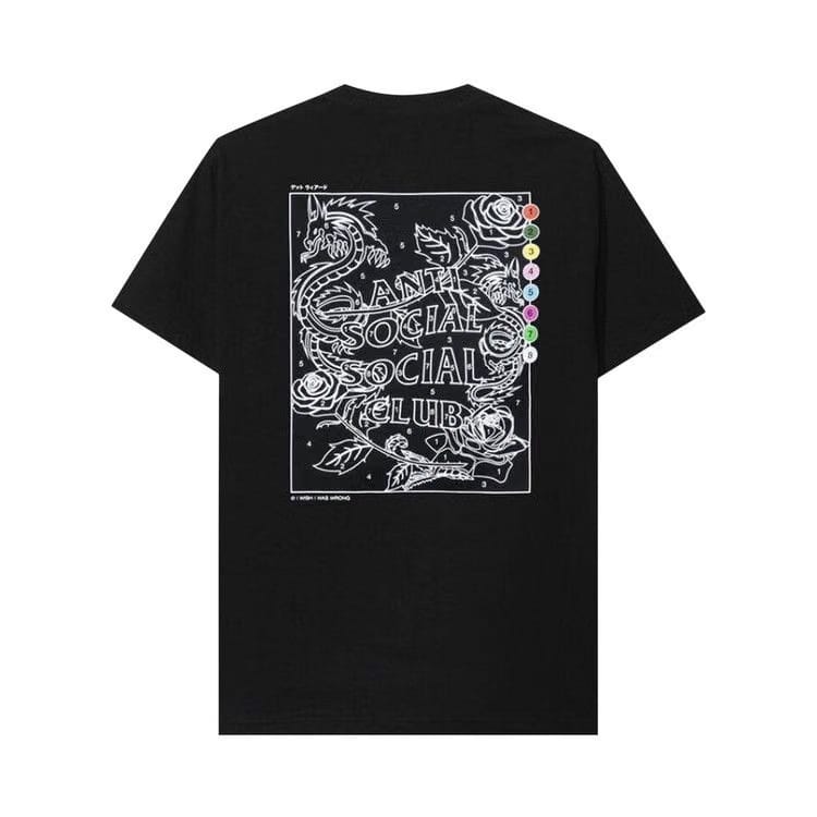 Anti Social Social Club Up To You T-Shirt Black